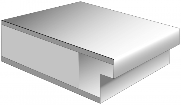 Designtür Garda G7 LA-XL Weißlack 9003